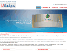 Tablet Screenshot of idbadges-me.com